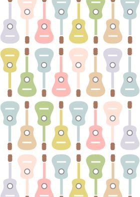 Cute guitars upside down