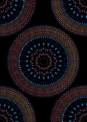 Mandala fractal decorative