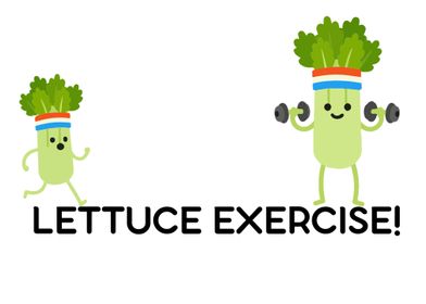 Lettuce exercise pun