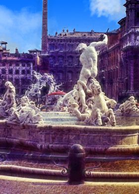 Vintage Italian Fountain 