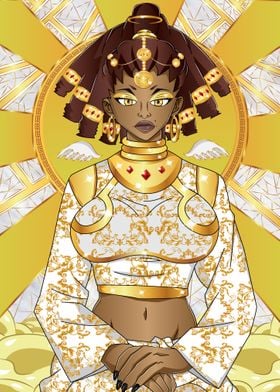 Golden Goddess Of Light 