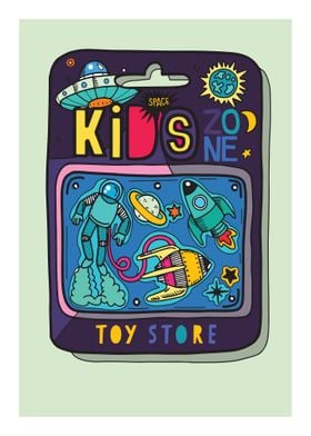 pop art poster Toy case