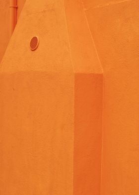 Orange wall in Venice