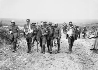 Wounded World War I Troops