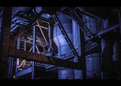 abandoned steel factory