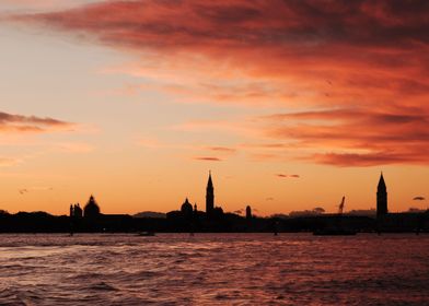 Sunset in Venice