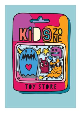 pop art poster Toy case