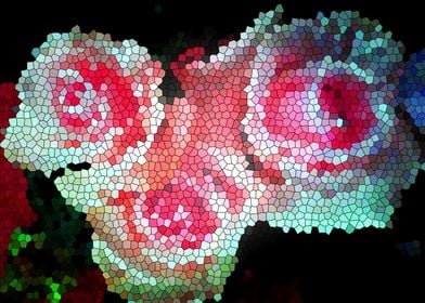 Roses mosaic