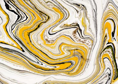 Yellow swirl Pattern