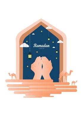Ramadan Kareem invitation