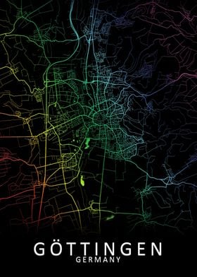 Gottingen Germany City Map