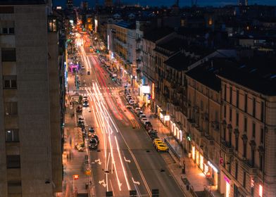 Long Exposure City view 