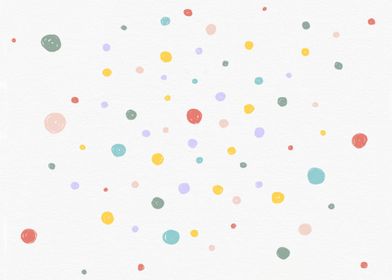 Colorful dot confetti