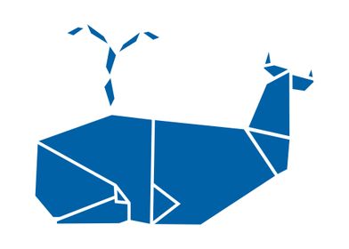 Blue Whale origami