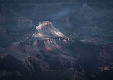 Sunbeamed Grand Canyon