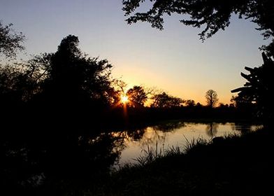 Heavenly evening in Zambia