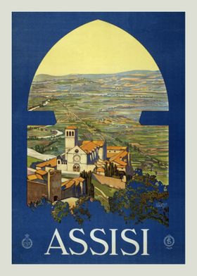 Travel Poster Assisi