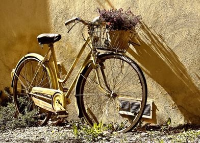 A vintage bicycle