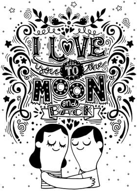 I Love U 2 The Moon n Back
