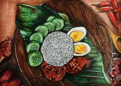 nasi lemak malaysia