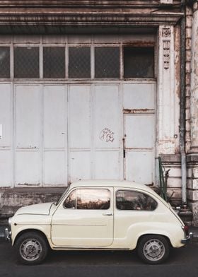 Small Italian vintage car 