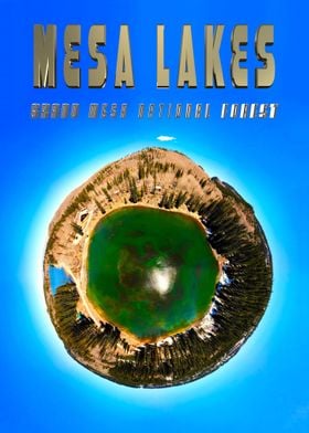 Mesa Lakes Tiny Planet