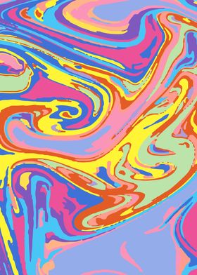 Abstract ice cream color