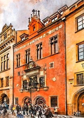 Prague city art