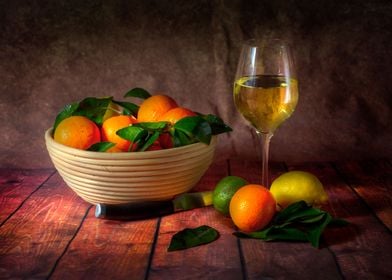 Citrus fruit and wine