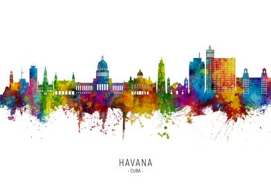 Havana Cuba Skyline