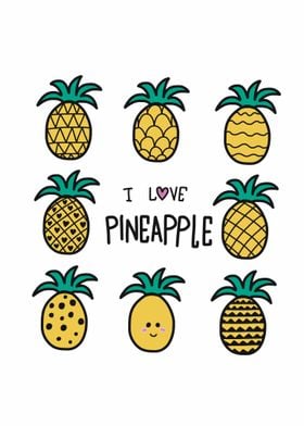 Pineapple cartoon