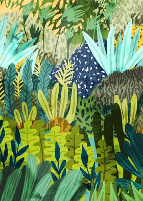 Wild Jungle Painting,