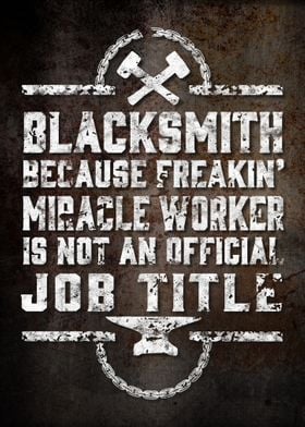 Blacksmith Miracle Worker