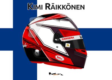 Kimi Raikkonen 2019 Helmet