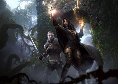 Yennefer and Geralt