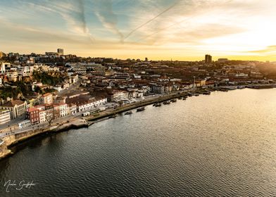 Sleeping sun in Porto