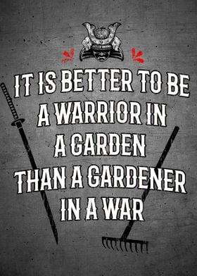 Warrior in the Garden 
