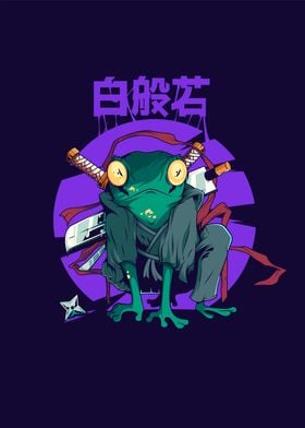 Sakaeru Samurai Frog