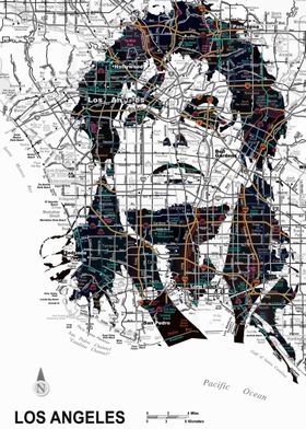 Michael Jackson LA Map