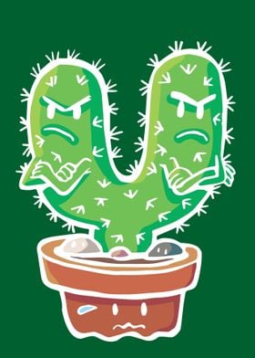 cacti couple crossed