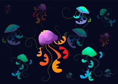 jellyfish in the ocean