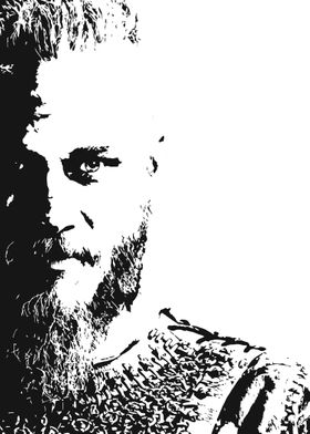 Bjorn Ironside / Ragnar Lothbrok / Vikings / Norway / Hand Drawn / Digital  Drawing / Wall Art / Picture / Print / Poster