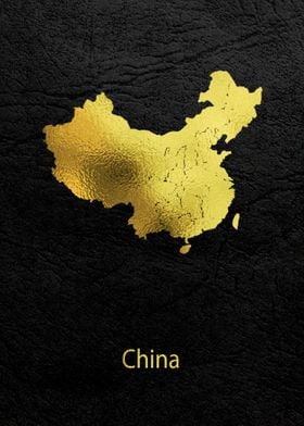 Golden Map Art china