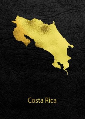 Golden Map Art costa rica