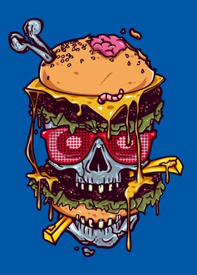 Burger Skull