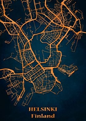 city map Helsinki