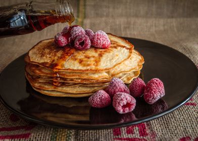 Pancakes and Maple Berries