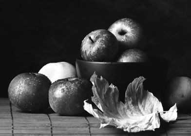 BW composition with apples