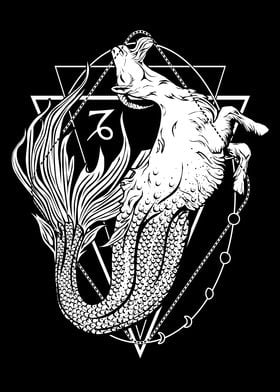 Mermaid goat or Capricorn