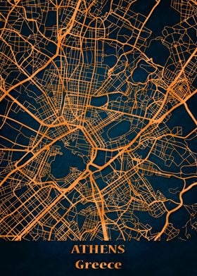 city map Athens